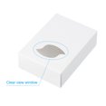 thumbnail image 5 of Uxcell 3.8x2.8x1.2" Paper Soap Box with Window, 20 Pack Soap Boxes Leaf Presents Packaging Boxes, White, 5 of 6