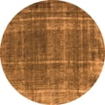 thumbnail image 1 of Ahgly Company Indoor Round Oriental Orange Industrial Area Rugs, 8' Round, 1 of 4