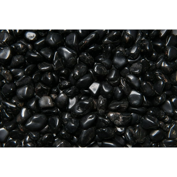 Fantasia Crystal Vault 1 Lb High Grade Black Onyx Tumbled Stones Small 0 75 To 1 25 Average Raw Natural High Quality Crystals Amp Rocks Walmart Com Walmart Com