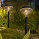 thumbnail image 5 of Iluminación De Plástico Luces solares para patio exterior con diseño de lunares, sensor de encendido y apagado automático, sin necesidad de cableado (1 unidad) JASKFLY, 5 of 8
