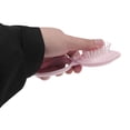 thumbnail image 4 of Unique Bargains 1 Pc Mango Shape Foldable Mirror Comb Pink ABS, 4 of 6
