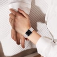 thumbnail image 7 of REQO Slim Watch Band Compatible with Apple Watch Strap, Resin&Stainless Steel Watchband Replacement Accessory Wristband Bracelet for iWatch Series 6,5,4,3,2,1 38mm 40mm 42mm 44mm (42/44mm), 7 of 7