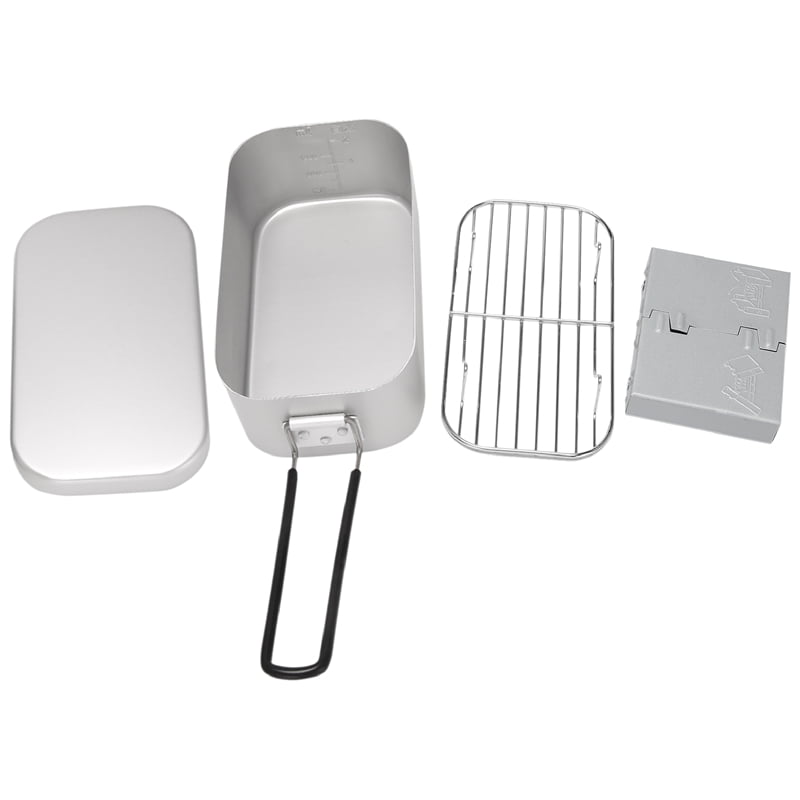 Aluminum Rice Cooker Portable Rice Cooker Outdoor Lunch Box with