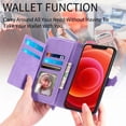 thumbnail image 4 of Funda billetera anti-golpes para GANGXUN iPhone 12 Mini , ideal para día a día y trabajo, 4 of 5