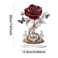thumbnail image 3 of CY5O5ee Mother'S Day Tabletop Decoration Love You Mothers Day Gifts Presents From Daughter Son Christmas Birthday Gifts Desk Signs for Home Bedroom Room Shelf Table Decor (Roses), 3 of 6
