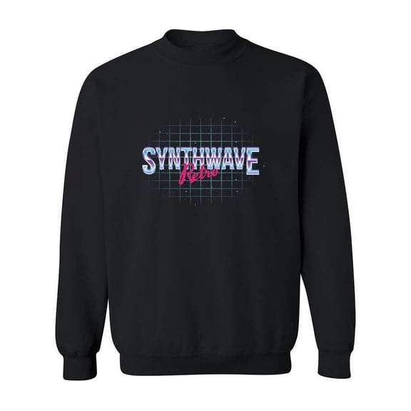 Synthwave Style Retro Sweatshirt Women -Image by Shutterstock, Female Large