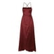 thumbnail image 2 of Vestidos de invitada de boda Prolriy para mujeres, vestidos de fiesta para damas, largos, elegantes, sin espalda, vestidos largos de satén con abertura lateral y espagueti, vestido de fiesta de noche, 2 of 8