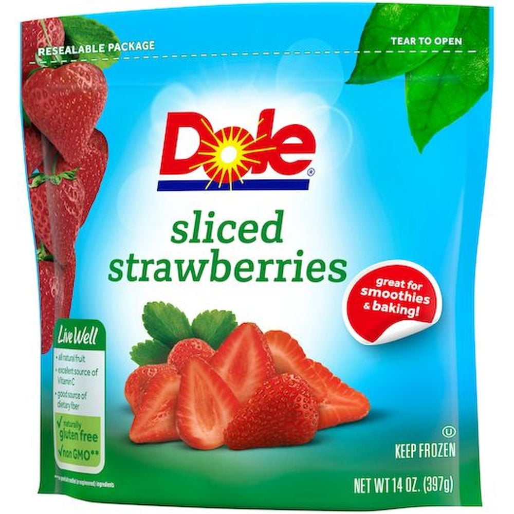 Dole Sliced Strawberry, 14 oz, 8 per Case