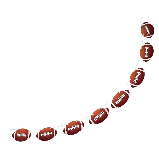 Football Banners Football Game Day Hanging Banner Sports Theme Party Decor Football Banner Decoration Football Bunting Banner