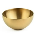 thumbnail image 4 of 12/15/20Cm Stainless Steel Salad Bowl Rice Noodle Ramen Bowl Gold Silver Kitchen Tableware Food Container Mixing Bowls, 4 of 9