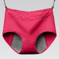 thumbnail image 2 of Soyumi Washable Absorbency Incontinence Regular Underwear for Women, Reusable Leak Proof Protection Panties for Bladder Leakage, Watermelon Red, 2 of 9