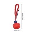 thumbnail image 3 of Dog Toy, ZzCityTK Elastic Rope Tire Ball for Training, Durable Rubber Chew Teething Ball Interactive Play Indoor Outdoor, Red, 3 of 6