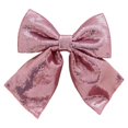 thumbnail image 2 of DIY Pajarita Decoración Lentejuelas Arco Brillo Adornos Escena decorativa Arreglo Accesorios Lentejuelas Arcos grandes para Navidad Hogar al aire rosado Soledad Lazos Grandes Lentejuelas, 2 of 10