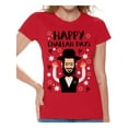 thumbnail image 1 of Awkward Styles Happy Challah Days Tshirt for Women Hanukkah Holiday Shirt Jewish Holidays Chanukah Ugly T Shirt Funny Hanukkah Gifts Funny Holiday Shirts for Women David's Star Tshirt Jewish Shirt, 1 of 4