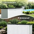 thumbnail image 3 of Homall 230 Gallon Outdoor Resin Deck Box ,Lockable, with Side Handles & Hydraulic Rod, Ideal for Patio, Garden, Poolside, 3 of 7