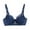 Blue##1, variant on Jsaierl Women's Lace Bras Wirefree Support T-shirt Bras Cotton Comfort Bralettes Cozy Breathable Full Figure Bras