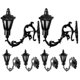 thumbnail image 1 of Miniature Doll House Accessories 6Pcs Decorative Wall Light For Interior Decoration And Scene Building, 1 of 5