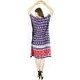 thumbnail image 7 of Bimba Women Short Rayon Kaftan Beach Coverup Printed Caftan Boho Dress, 7 of 7