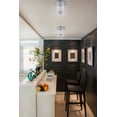 thumbnail image 2 of Traditional 3-Light Flushmount with Clear Textured Glass 11 inches Ceiling Mount Bailey Street Home 79-Bel-1862887, 2 of 2