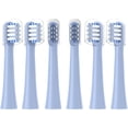thumbnail image 1 of Replacement Toothbrush Heads Compatible with Colgate Hum Connected Smart Battery Toothbrush Refill Head, Blue, 6 Pack, 1 of 6