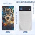 thumbnail image 7 of Bulopur Cool Wolf Athletic Running Towel for Women Easy to Install Car Seat Towel Covers with Storage Bag Waterproof Sweat Carseat Protector for SUV Vehicle Sedan Truck, 7 of 7