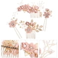 thumbnail image 2 of 4 peinetas de flores para el pelo, pasadores para el pelo, tocado de novia, accesorios para el pelo de boda, 2 of 5