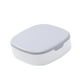 thumbnail image 2 of Caja organizadora de joyas portátil con espejo y estuche pequeño para joyas, regalo Gris blanco, 2 of 9