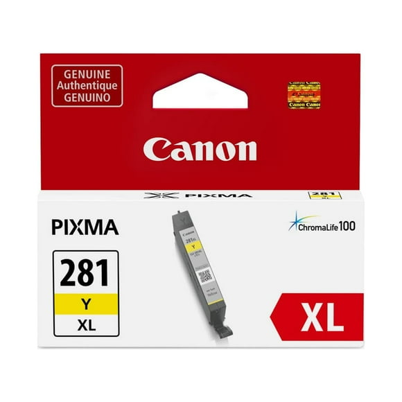 Depósito de tinta Canon CLI-281XL amarillo para TR8520, TR7520, TS9120, TS8120 y TS6120