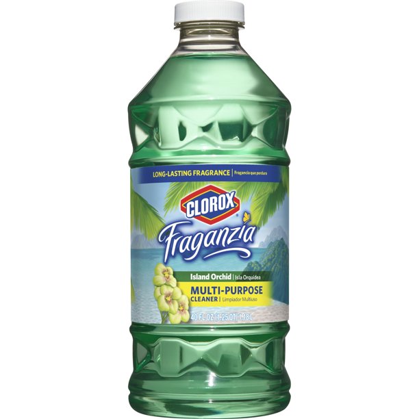 Clorox Fraganzia MultiPurpose Cleaner, Island Orchid, 40 Ounces