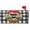 A08, variant on Snowman Wreath Magnetic Mailbox Cover Merry Christmas Winter Mailbox Cover Magnetic Mailbox Wraps Post Letter Box Cover Garden Standard Size 18x21