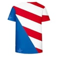 thumbnail image 4 of Ichuanyi Womens Round Neck Short Sleeve T-Shirts Independence Day Graphic Tee Tops Loose Casual Summer Top, 4 of 5