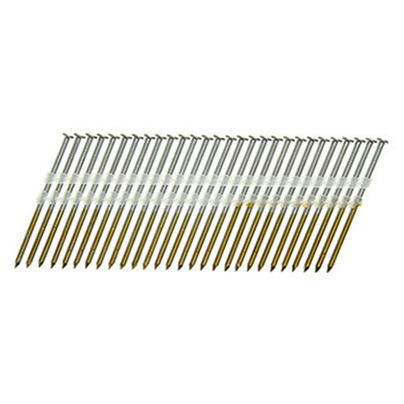 Uñas para enmarcar Senco 16 Ga. 3 pulgadas Tira angular en L, 4000 unidades, brillante