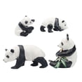 thumbnail image 3 of Figuras de Panda de simulación para niños, juego de juguetes en miniatura de animales, decoraciones para pasteles, juguete educativo, 4 Uds., 3 of 8