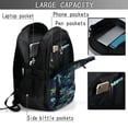 thumbnail image 4 of Balery Cartoon Dinosaur Mochila con carga USB para hombre y mujer - Mochila impermeable y antirrobo para portátil con puerto USB para viajes, trabajo, estudios y universidad, 4 of 7