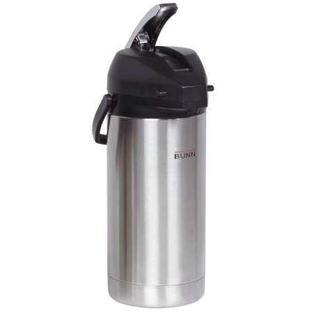 BUNN 3.8 Liter Lever-Action Airpot, Stainless Steel