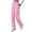 Pink1, variant on Chbgutlmr Fleece Lined Pants for Women High Rise Straight Leg Trousers Casual Loose Warm Winter Solid Color Pants with Pockets
