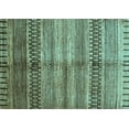 thumbnail image 1 of Ahgly Company Indoor Rectangle Abstract Light Blue Modern Area Rugs, 2' x 3', 1 of 4