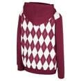 thumbnail image 3 of Youth Colosseum Garnet Florida State Seminoles Argyle The Dealio Pullover Hoodie, 3 of 3