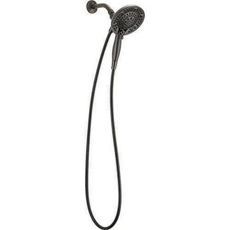 Delta 75588RB In2ition 25 GPM Dual Hand Held Rain Shower Heads 2-In-1 Combo With Holder and 72 Inch Hose Venetian Bronze Finish