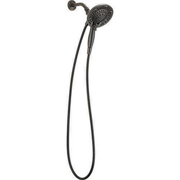 Delta 75588RB In2ition 25 GPM Dual Hand Held Rain Shower Heads 2-In-1 Combo With Holder and 72 Inch Hose Venetian Bronze Finish