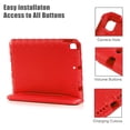 thumbnail image 6 of iPad 9th 8th 7th Gen Case for Kids, Allytech Soft EVA Shockproof Lightweight Convertible Handle Stand Chilren Proof Kiddie Todder Friend Cover Case for Apple iPad 10.2" 2021 2020 2019, Red, 6 of 6