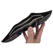 Slim Mens RFID Security Blocking Slim Trifold Credit Card ID Leather Wallet