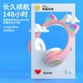 thumbnail image 5 of Head-mounted Cute Cat Ear Bluetooth Headphones Wireless Sports Cat Ear Bluetooth Headphones Folding Headphones, 5 of 20