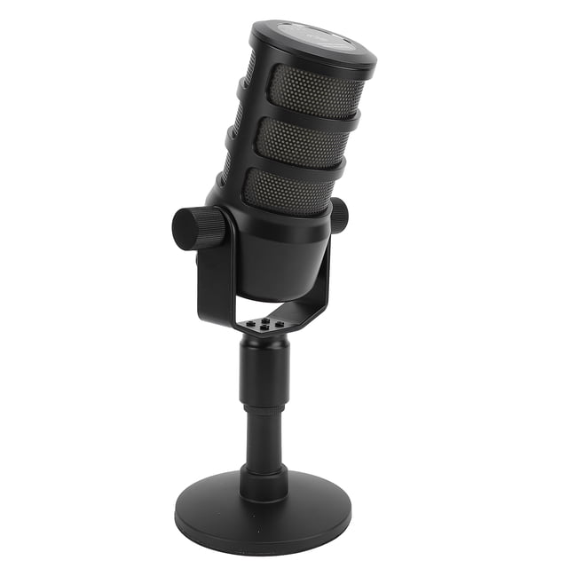 USB PC Microphone, Colorful Light Effects Clear Sound Pickup Type C Interface Condenser Mic for Streaming