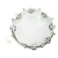 thumbnail image 4 of Handheld Percussion, Double Row Hand Drum 10in Safe Scratch Resistance Wide Accessibility  For  Transparent, 4 of 8