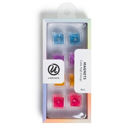 (Pack 6)U Brands 8ct Magnets Cube High Energy