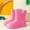 Red, variant on Lujianch Children's Rain Boots For Boys And Girls In The Spring And Summer Rainy Season Fashionable Cute Solid Color Water Shoes Rubber Shoes Baby Mid Top Tube Rain Boots Girls Fashion Boots