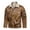 Brown, variant on Vedolay Men's and Big Men's Casual Jacket for Men Ripped Classic Jacket Clothes Black,L
