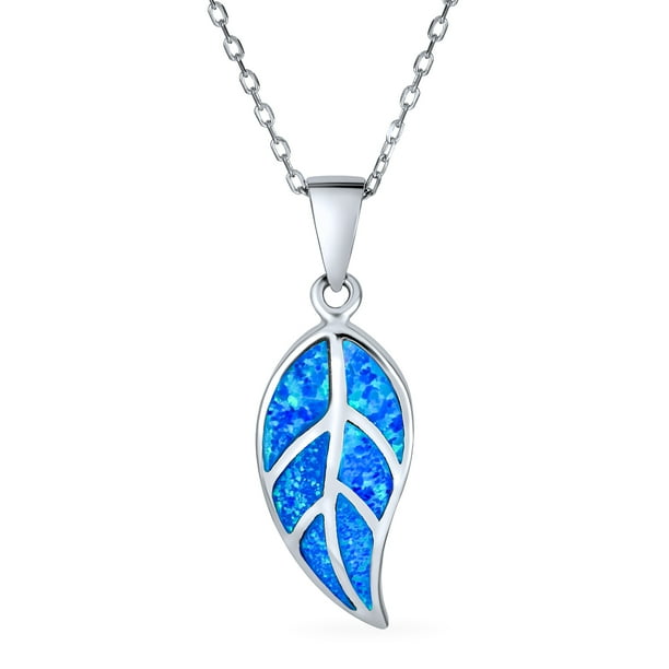 Natural blue deals opal necklace