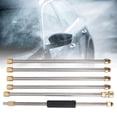thumbnail image 4 of 90 Inch Pressure Washer Extension Wand Power Washer Lance with 1/4 Inch Quick Connect for Roof Cleaning 6pcs, 4 of 6